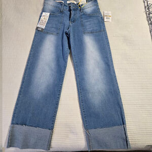 Women Celebrity Ace Jeans Size 1/25 Blue Denim 90's Straight